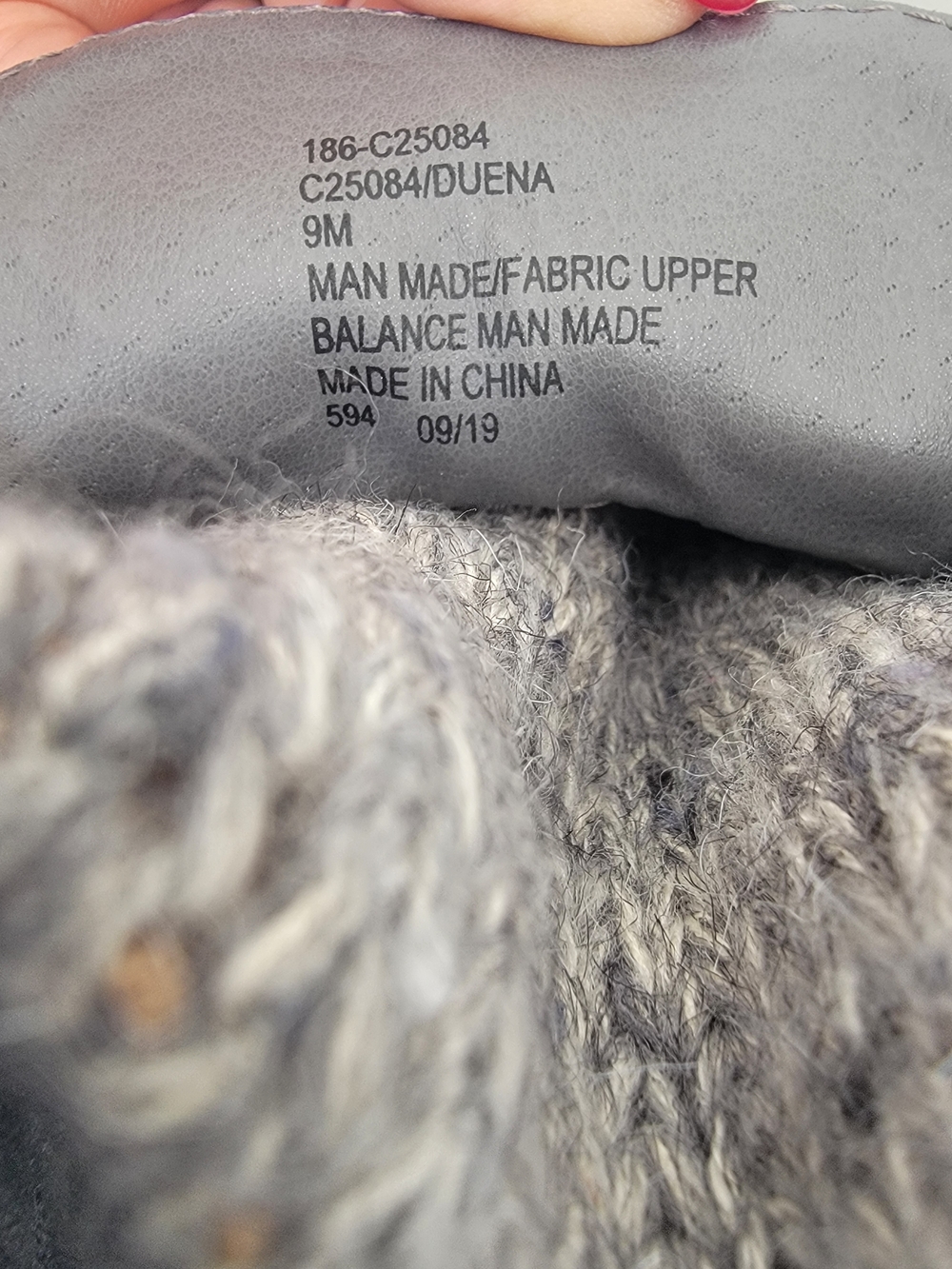 Cliffs by White Mountain Women Ankle Boots Gray Size 9M Lace Up Fleece Comfort - Picture 5 of 10